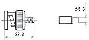 BNC-P-58U-CR（オス）